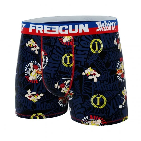 Herren-Boxershorts aus Mikrofaser "Asterix bei den Olympischen Spielen" (Boxershorts Mann) Freegun auf FrenchMarket