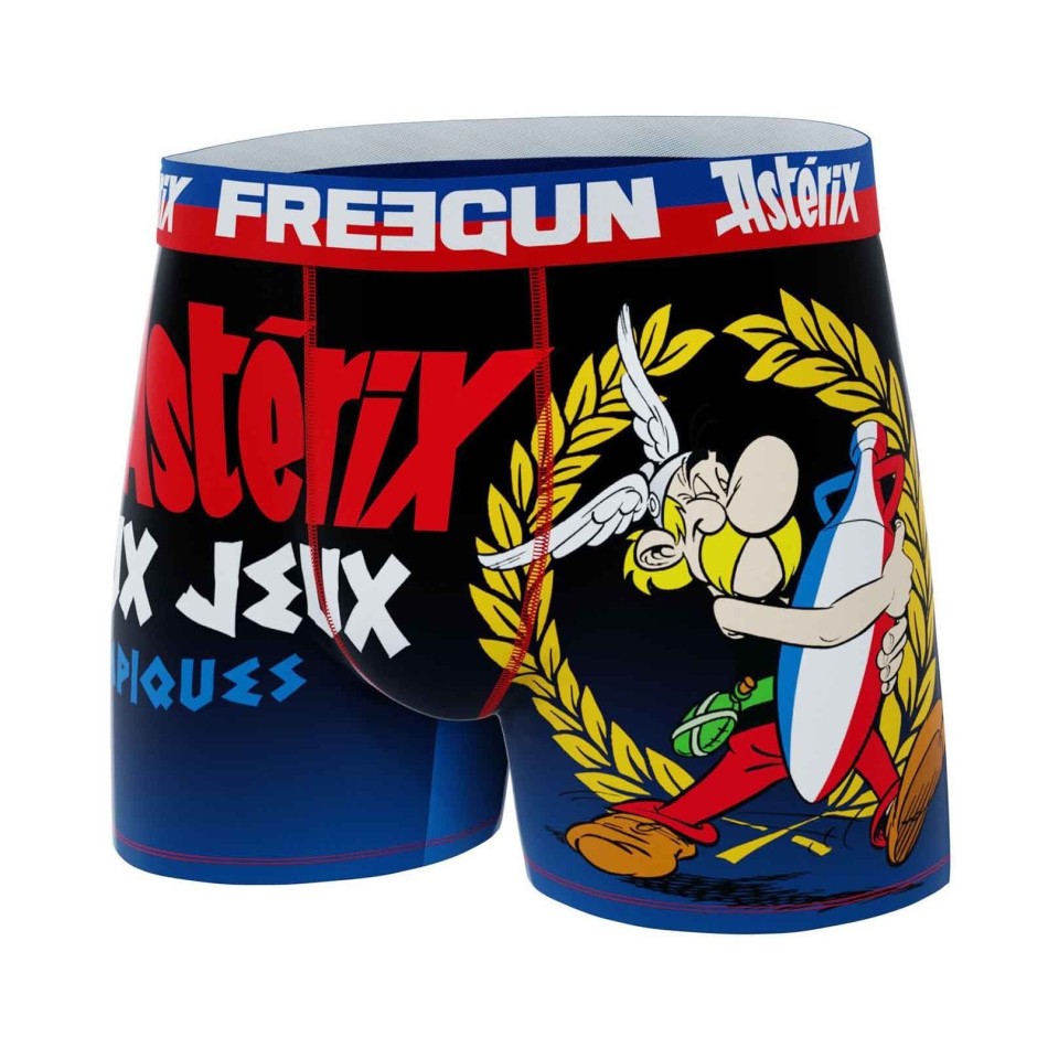 FREEGUN Boxershorts i mikrofiber för män "Asterix på Olympiska spelen