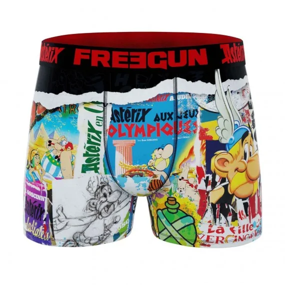 Boxer Mann Mikrofaser "Asterix BD" (Boxershorts Mann) Freegun auf FrenchMarket