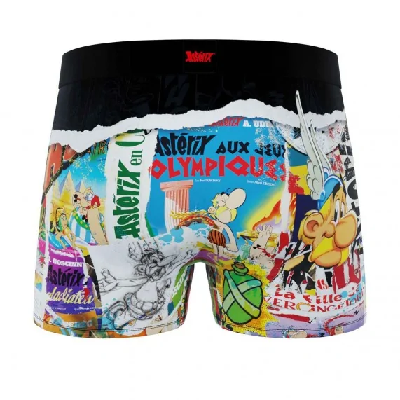 Boxer Mann Mikrofaser "Asterix BD" (Boxershorts Mann) Freegun auf FrenchMarket