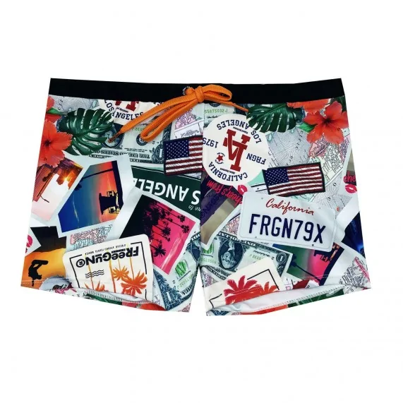 Bañador para hombre "Los Angeles California (Trajes de baño) Freegun chez FrenchMarket