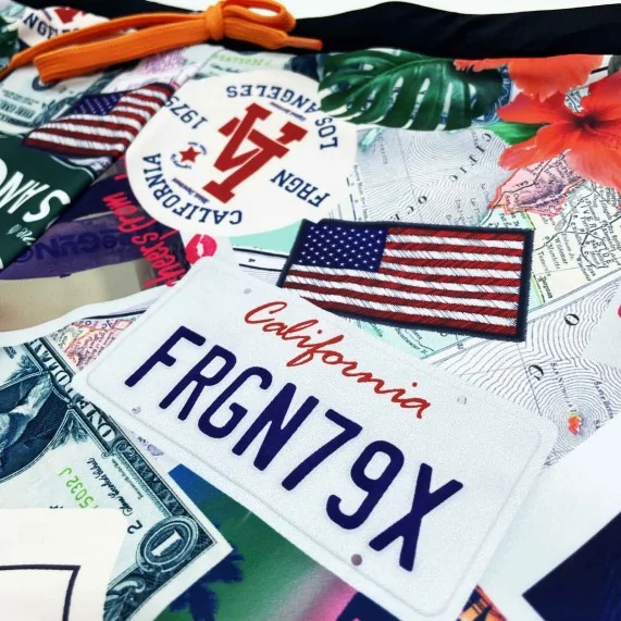 Costume da bagno da uomo "Los Angeles California (Boxer) Freegun chez FrenchMarket