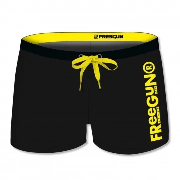 Maillot de Bain Homme "Never Stop N24Black" (Maillots de bain) Freegun chez FrenchMarket