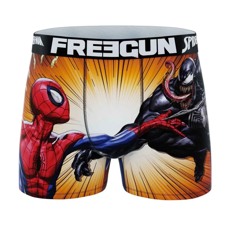 Boxer Garçon FREEGUN Marvel Avengers Thanos - 92% Polyester 8% élasthanne, Doublure Coton
