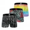 Set van 3 herenboxershorts in Microvezel Bandana Pack (Herenboxershorts) Freegun chez FrenchMarket