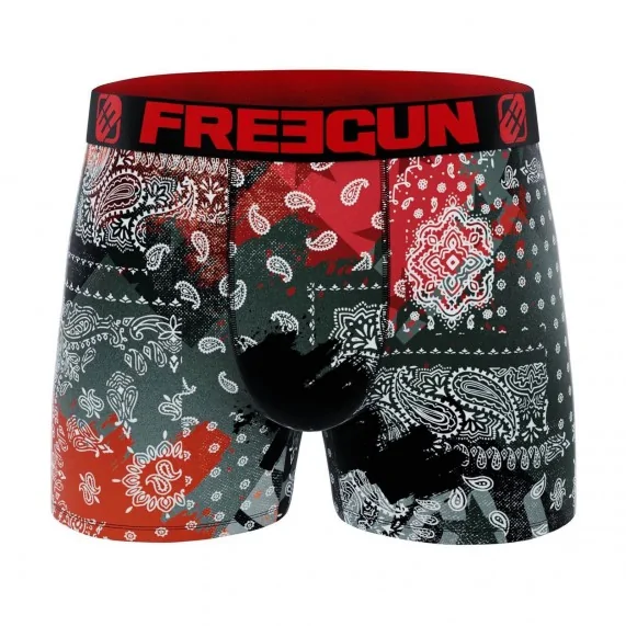 Set di 3 boxer da uomo in microfibra con bandana (Boxer da uomo) Freegun chez FrenchMarket