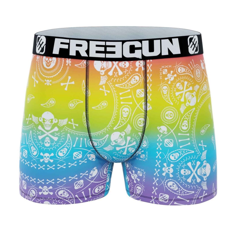 Lote de 3 calzoncillos para hombre con pañuelo de microfibra (Calzoncillos para hombre) Freegun chez FrenchMarket