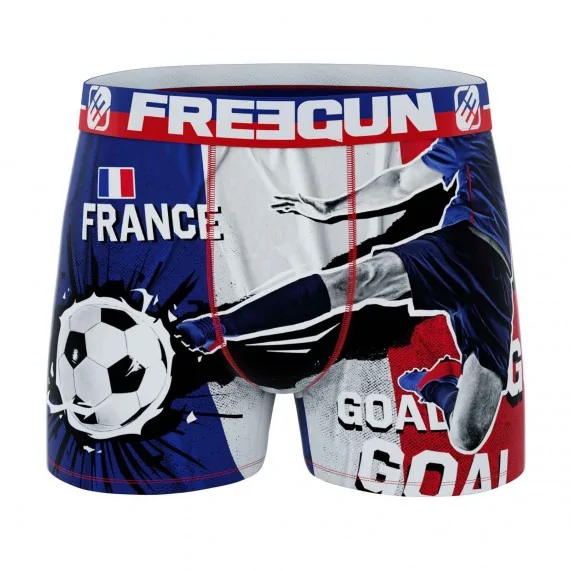 Boxer Uomo Calcio Francia Allez les Bleus (Boxer da uomo) Freegun chez FrenchMarket