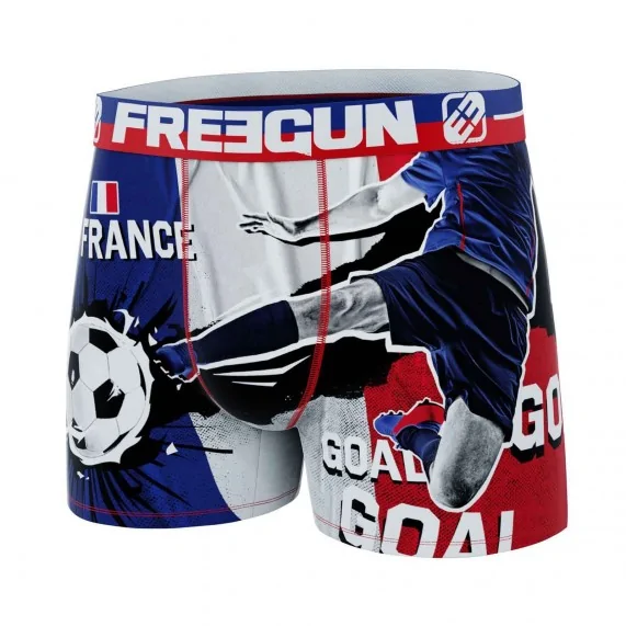 Boxer Uomo Calcio Francia Allez les Bleus (Boxer da uomo) Freegun chez FrenchMarket