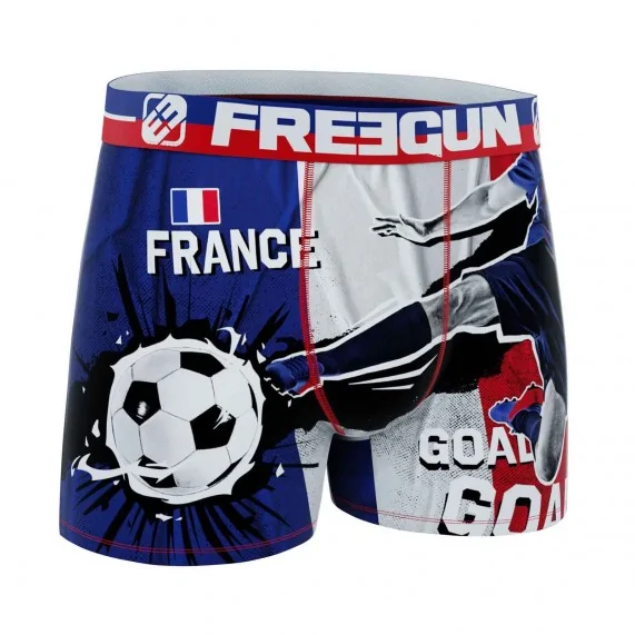 Boxer Uomo Calcio Francia Allez les Bleus (Boxer da uomo) Freegun chez FrenchMarket