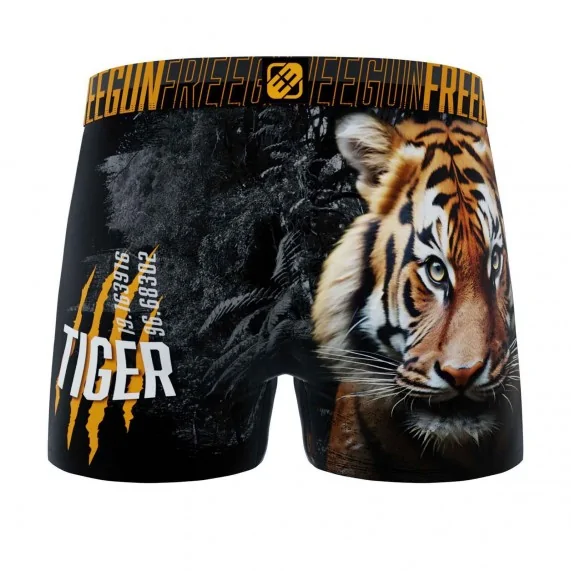 Men's "Wild Animals" Microfiber Boxer Briefs (Boxers) Freegun on FrenchMarket