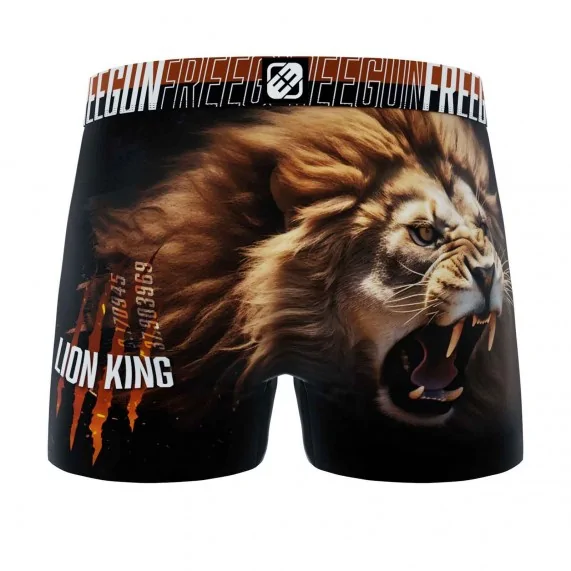 Boxer Homme Microfibre "Animaux Wild" (Boxers Homme) Freegun chez FrenchMarket