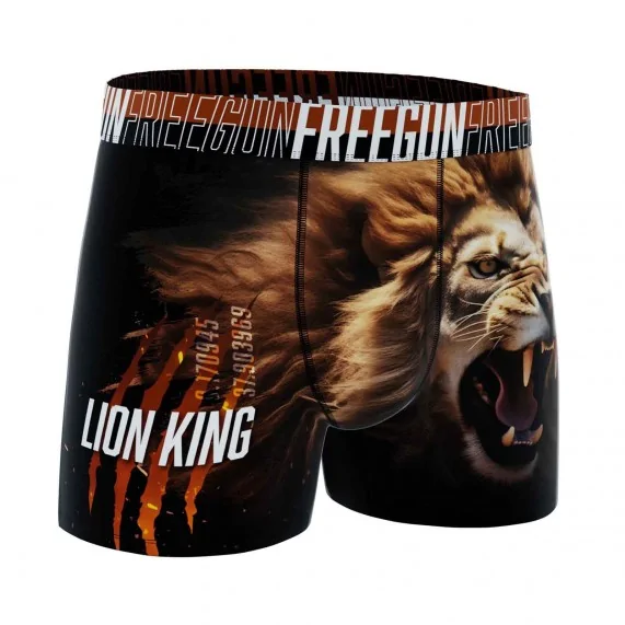 Wilde dieren" Microvezel Boxershorts voor mannen (Herenboxershorts) Freegun chez FrenchMarket
