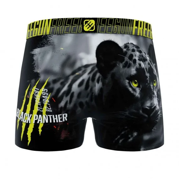Men's "Wild Animals" Microfiber Boxer Briefs (Men's boxer shorts) Freegun on FrenchMarket