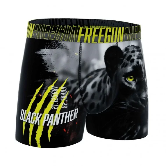 Boxer Homme Microfibre "Animaux Wild" (Boxers Homme) Freegun chez FrenchMarket