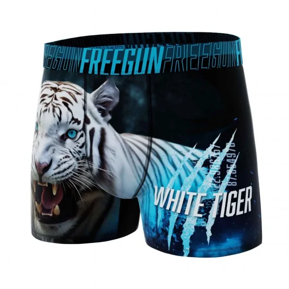 Wilde dieren" Microvezel Boxershorts voor mannen (Herenboxershorts) Freegun chez FrenchMarket