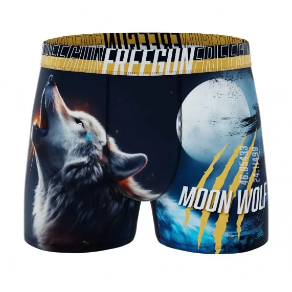Boxer Homme Microfibre "Animaux Wild" (Boxers Homme) Freegun chez FrenchMarket