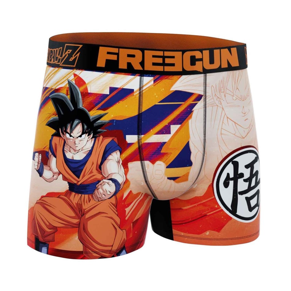 Dragon Ball Z "San Goku" Men's Microfiber Boxers (Men's Boxers) Freegun at FrenchMarket