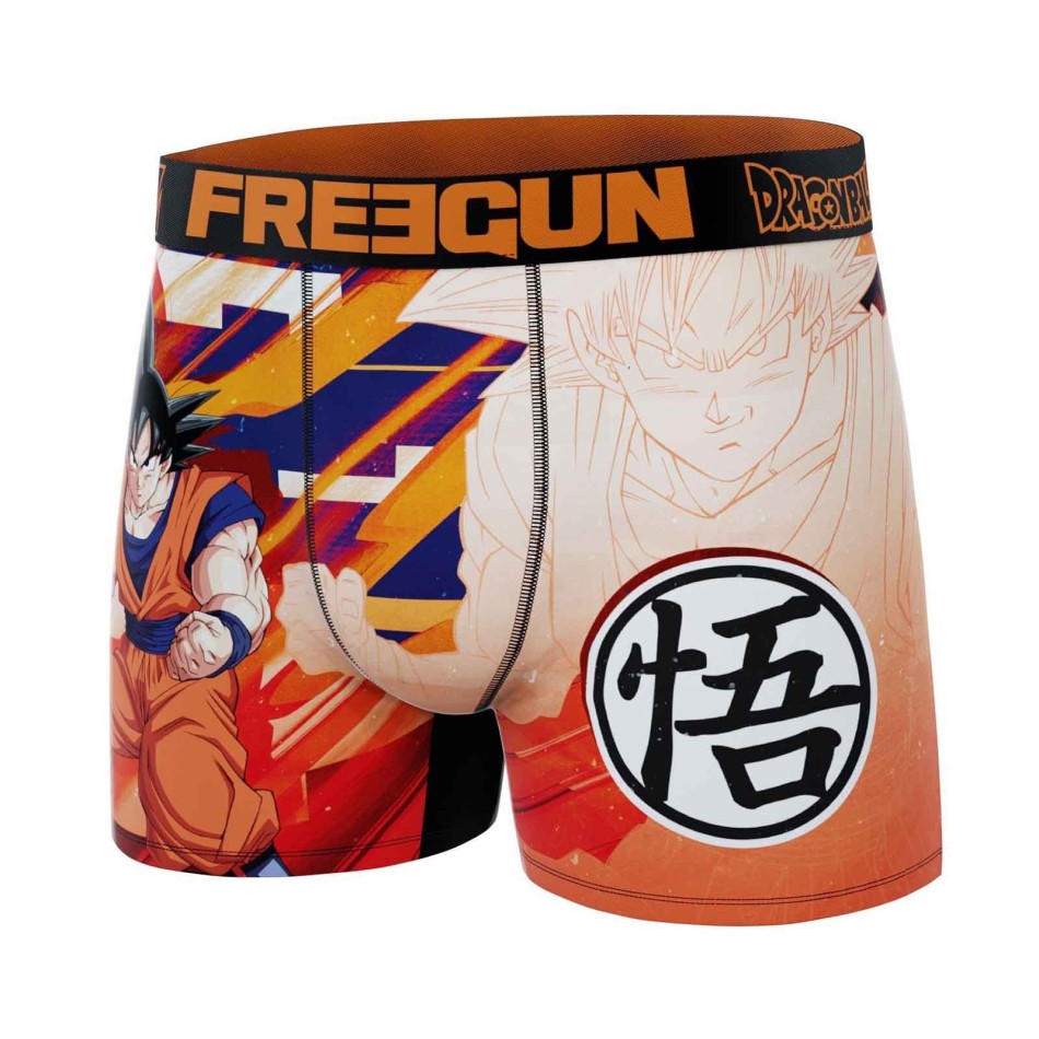 Dragon Ball Z "San Goku" Men's Microfiber Boxers (Men's Boxers) Freegun at FrenchMarket