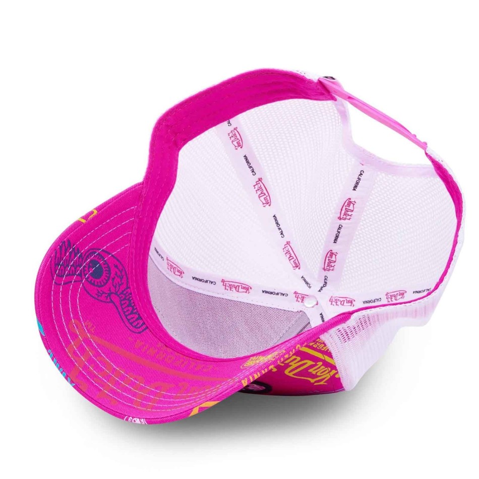 VON DUTCH Custom Art Trucker Cap Fri frakt i Frankrike