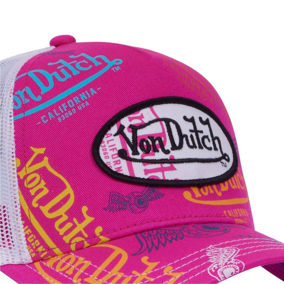 VON DUTCH Custom Art Trucker Cap Fri frakt i Frankrike