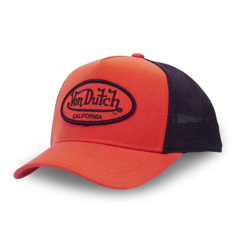 Von Dutch - Casquette Trucker "Flashy" Rouge Taille Unique