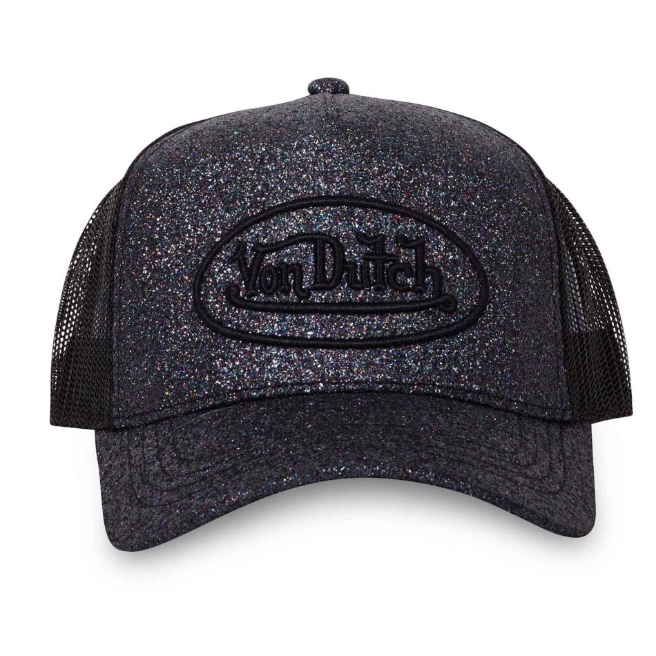 VON DUTCH Glitter Trucker Cap för kvinnor Fri leverans