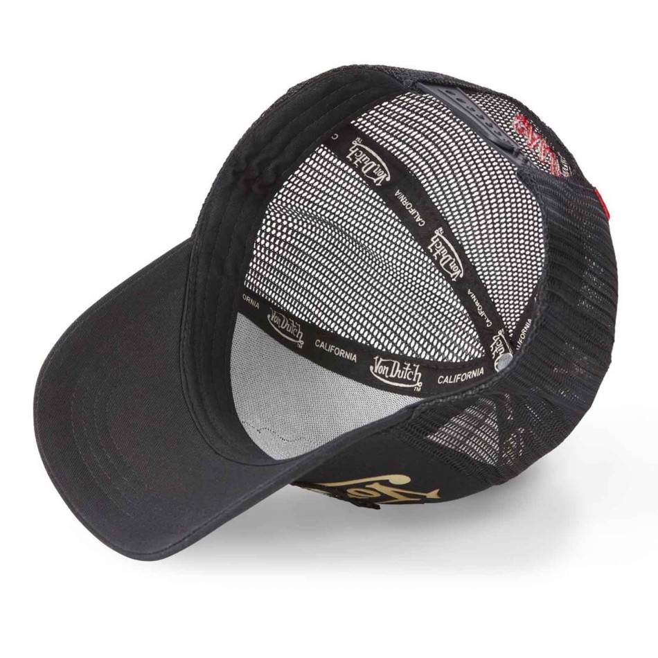 VON DUTCH | Trucker Cap "LOVE" | Stort hjärta i strass