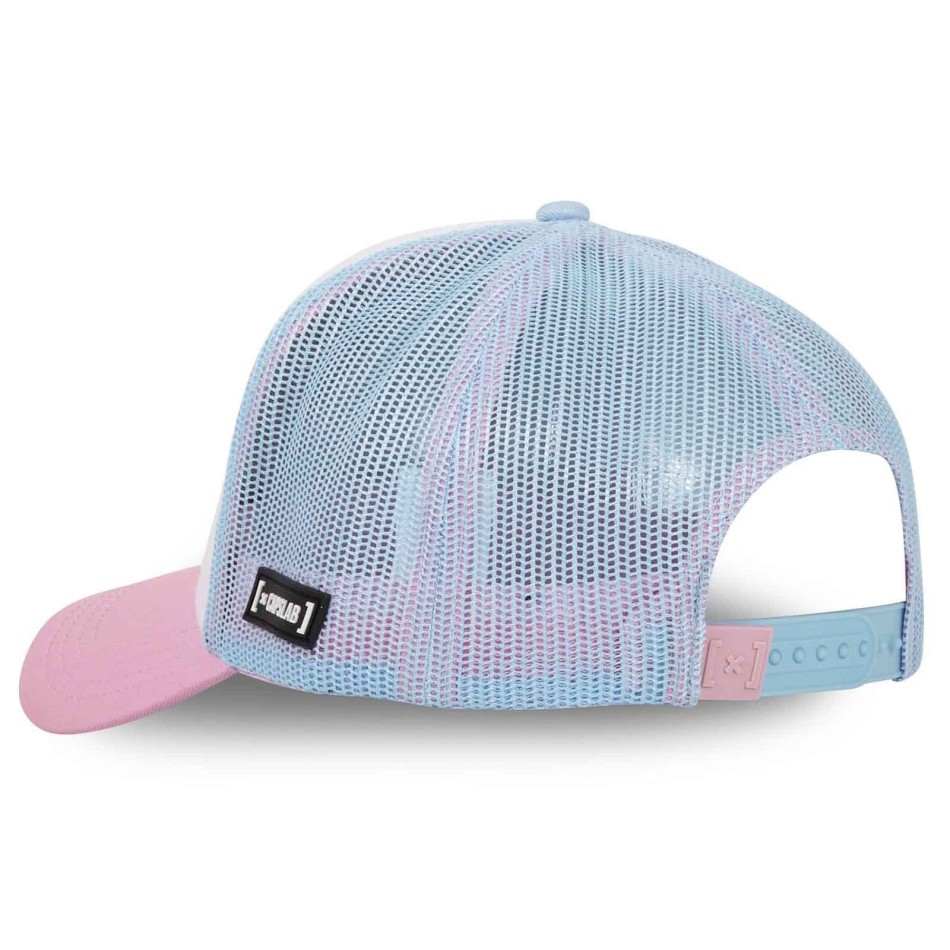 CAPSLAB Truckerkeps "Patch Barbie" Rosa Vit Blå
