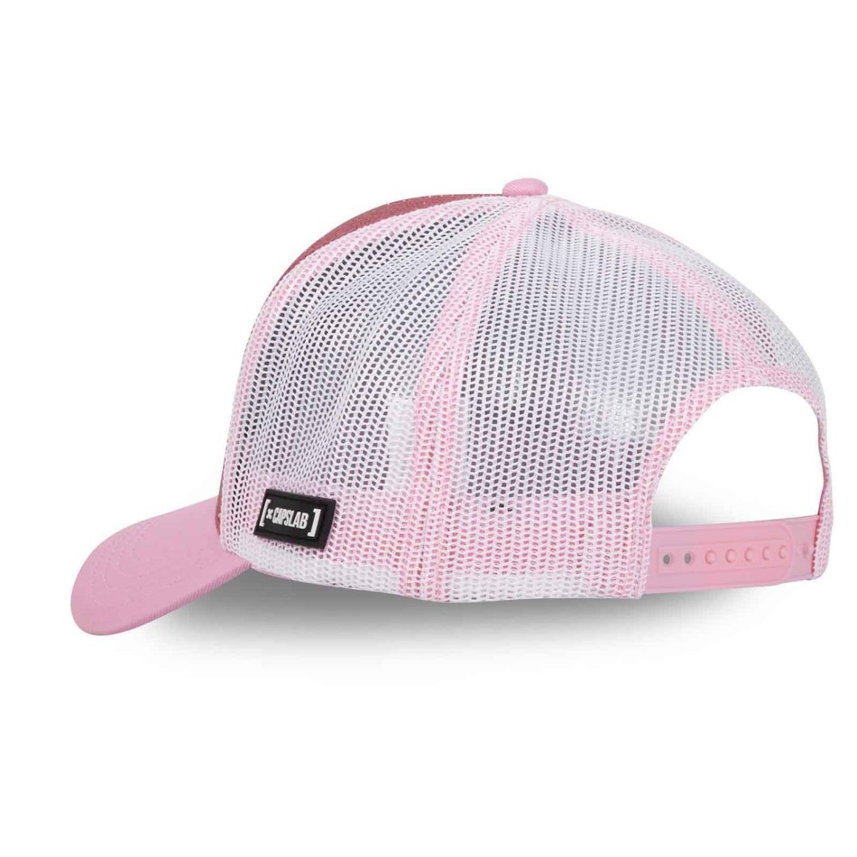 CAPSLAB Glitter Truckerkeps "Patch Barbie" Rosa