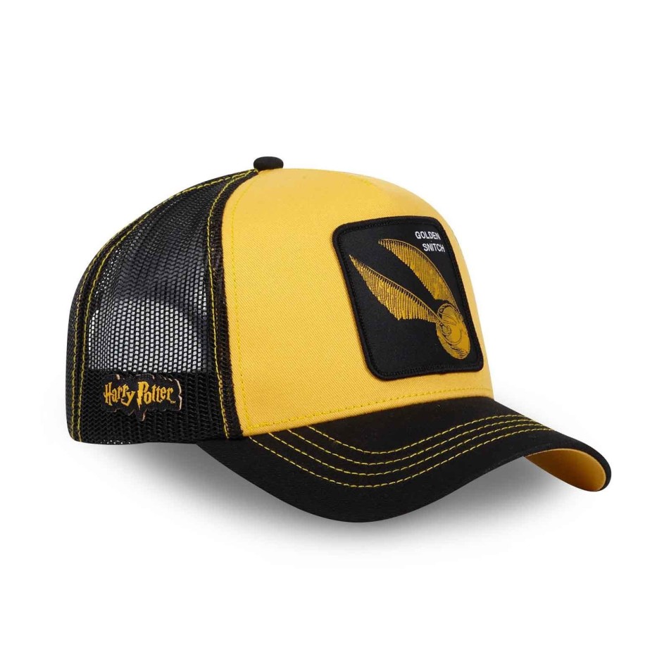 CAPSLAB Harry Potter "Golden Snitch" gul Trucker keps