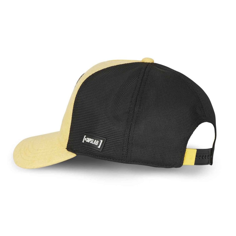 CAPSLAB Pokémon "Pikachu" Sponge Trucker Cap Yellow