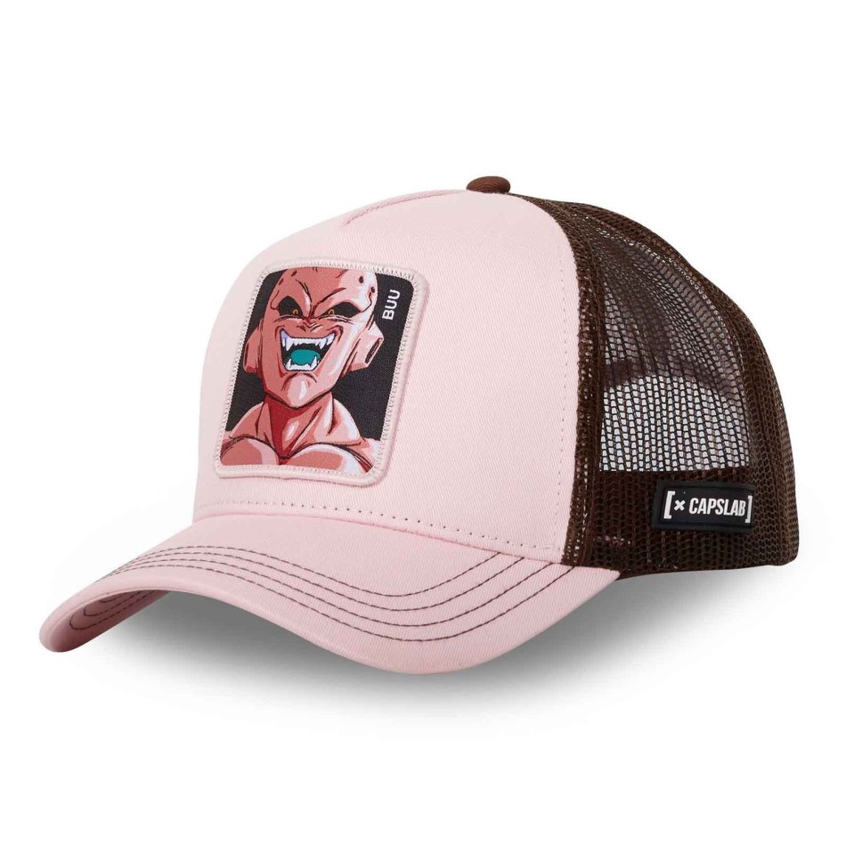 CAPSLAB Dragon Ball "Buu Majin" rosa truckerkeps