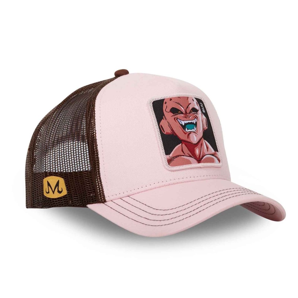 CAPSLAB Dragon Ball "Buu Majin" rosa truckerkeps
