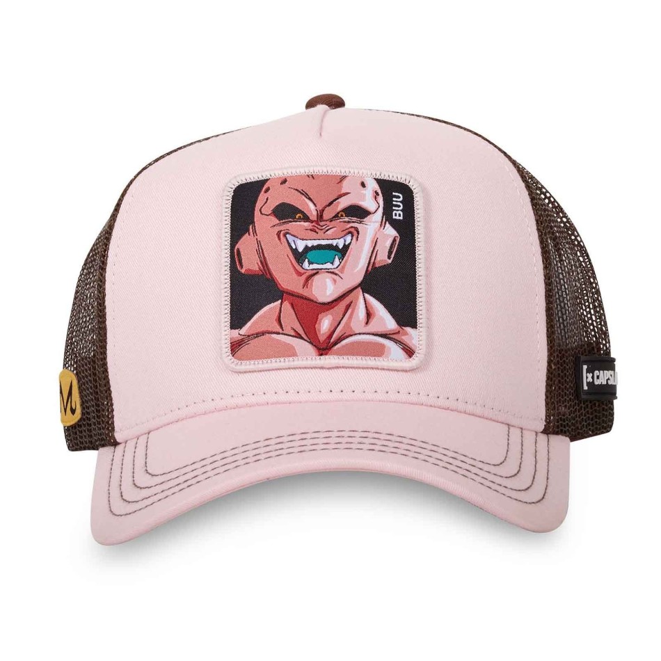 CAPSLAB Dragon Ball "Buu Majin" rosa truckerkeps