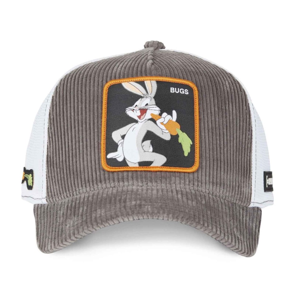 Casquette velours Looney Tunes "Bugs Bunny" (Casquettes) Capslab chez FrenchMarket
