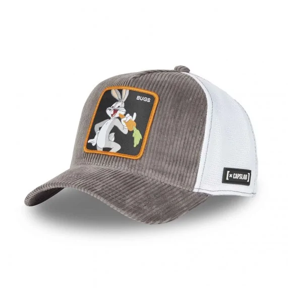 Casquette velours Looney Tunes "Bugs Bunny" (Casquettes) Capslab chez FrenchMarket