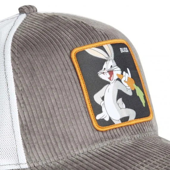 Gorra de terciopelo Looney Tunes "Bugs Bunny (Gorras) Capslab chez FrenchMarket