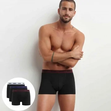 Lot de 3 Boxers Homme Mix & Colors (Lot boxers Homme) Dim chez FrenchMarket