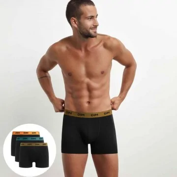Lot de 3 Boxers Homme Mix & Colors (Lot boxers Homme) Dim chez FrenchMarket