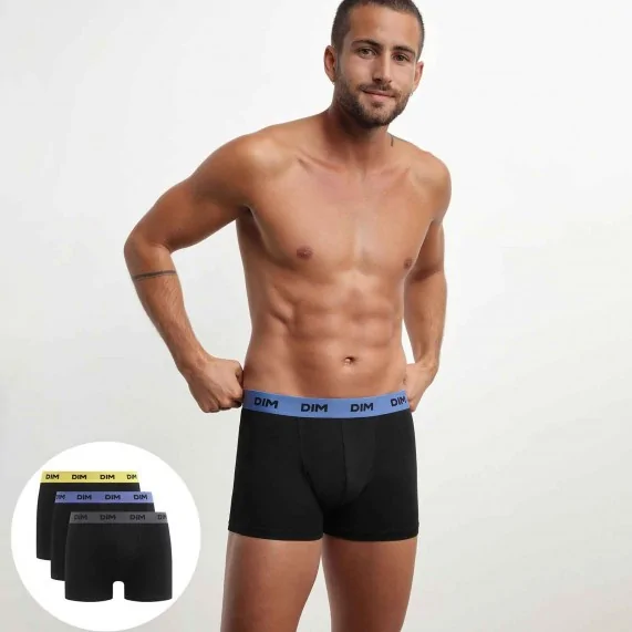 Set di 3 boxer da uomo Mix & Colors (Boxer da uomo) Dim chez FrenchMarket