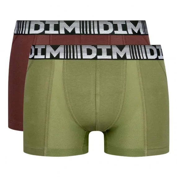 Lot de 2 Boxers Homme Coton 3D Flex Air (Lot boxers Homme) Dim chez FrenchMarket