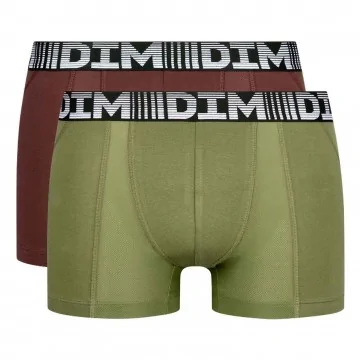 Lot de 2 Boxers Homme Coton 3D Flex Air (Lot boxers Homme) Dim chez FrenchMarket