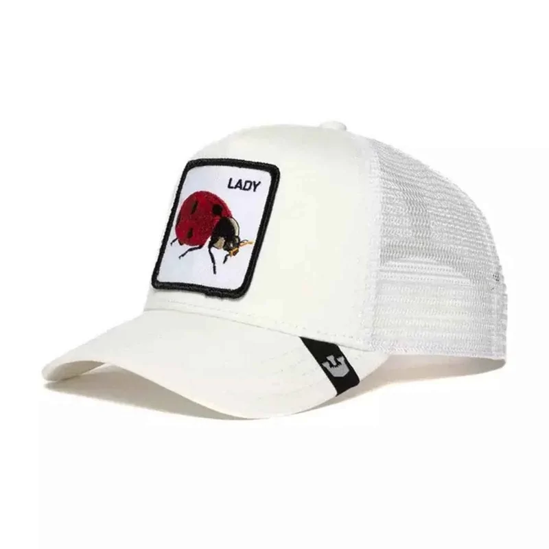 Goorin Bros - Casquette Trucker LADY - Coccinelle Blanc Taille Unique