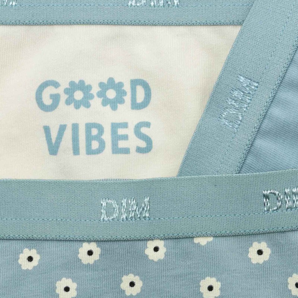 DIM GIRLS | Set med 3 stycken fina bomullsbyxor för flickor med stretchfickor