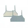 Lot de 2 Brassières Fille Coton Stretch "Les Pockets" (Brassières et Soutiens-gorge) Dim chez FrenchMarket