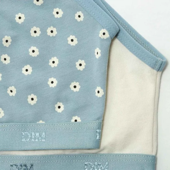 Lot de 2 Brassières Fille Coton Stretch "Les Pockets" (Brassières et Soutiens-gorge) Dim chez FrenchMarket