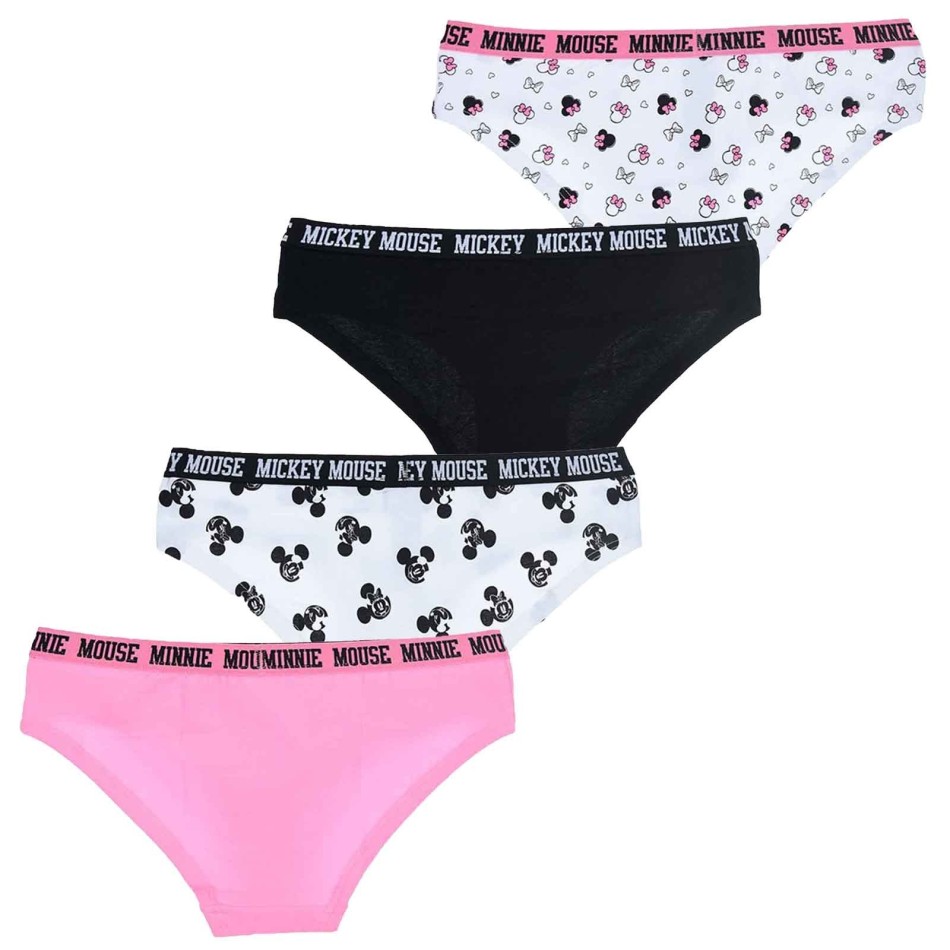 Lot de 4 boxers coton femme Mickey Disney (Culotte Femme) French Market chez FrenchMarket
