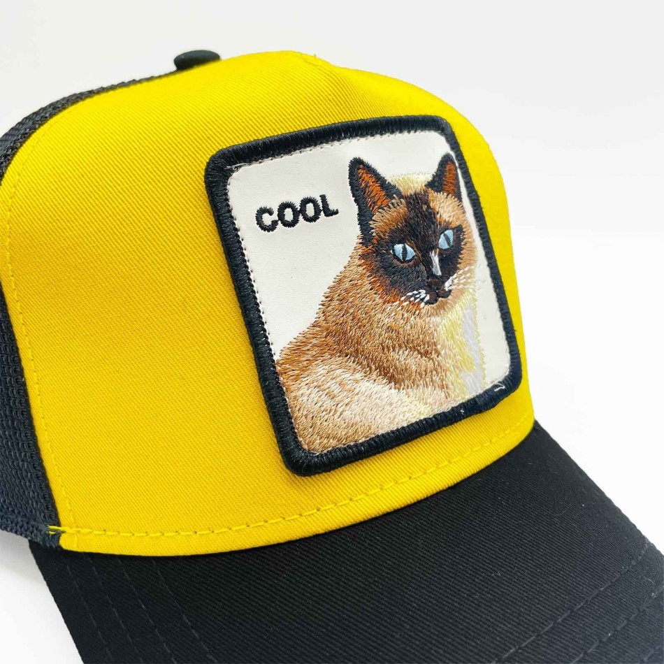 GOORIN BROS Cool Cat Trucker Cap Yellow or Blue