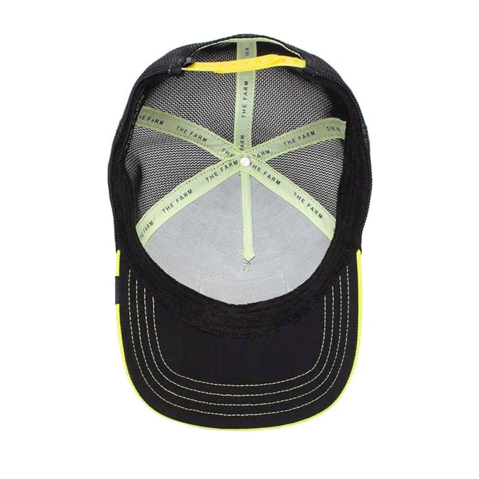 GOORIN BROS PHOSPHORESCENT "King" Lejonkeps Svart och gul